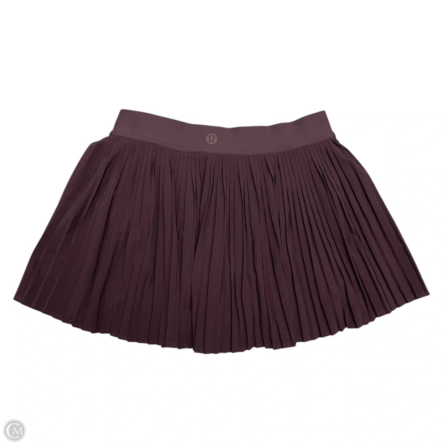 Athletic Skirt By Lululemon In Maroon, Size: S