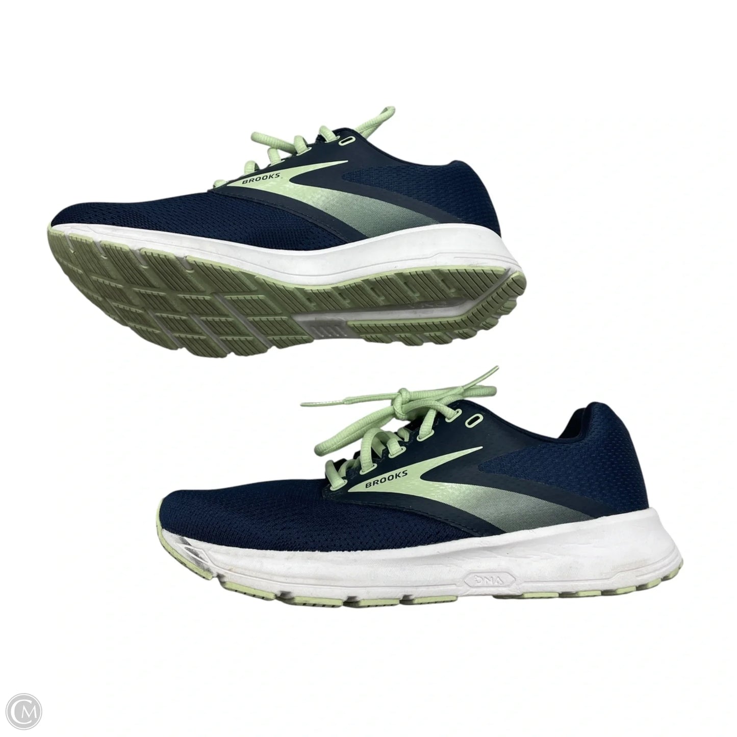 Shoes Athletic By Brooks In Blue & Green, Size: 8.5