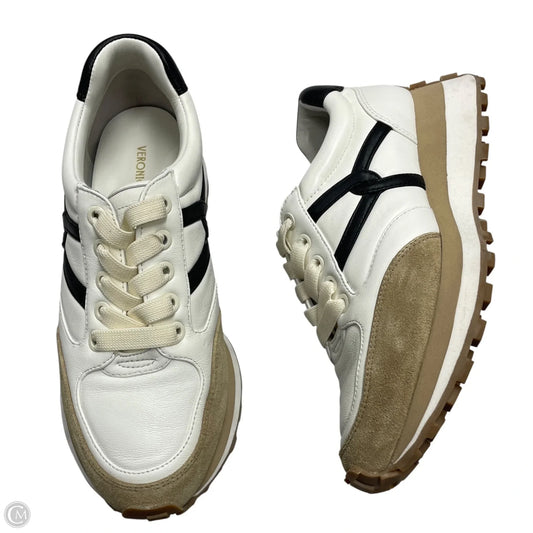 Shoes Sneakers By Veronica Beard In Black & White, Size: 6.5