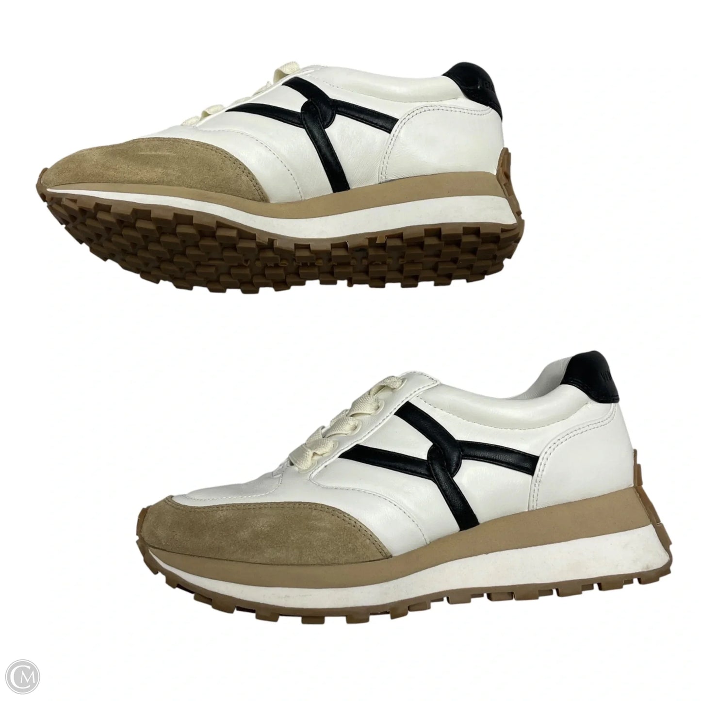 Shoes Sneakers By Veronica Beard In Black & White, Size: 6.5
