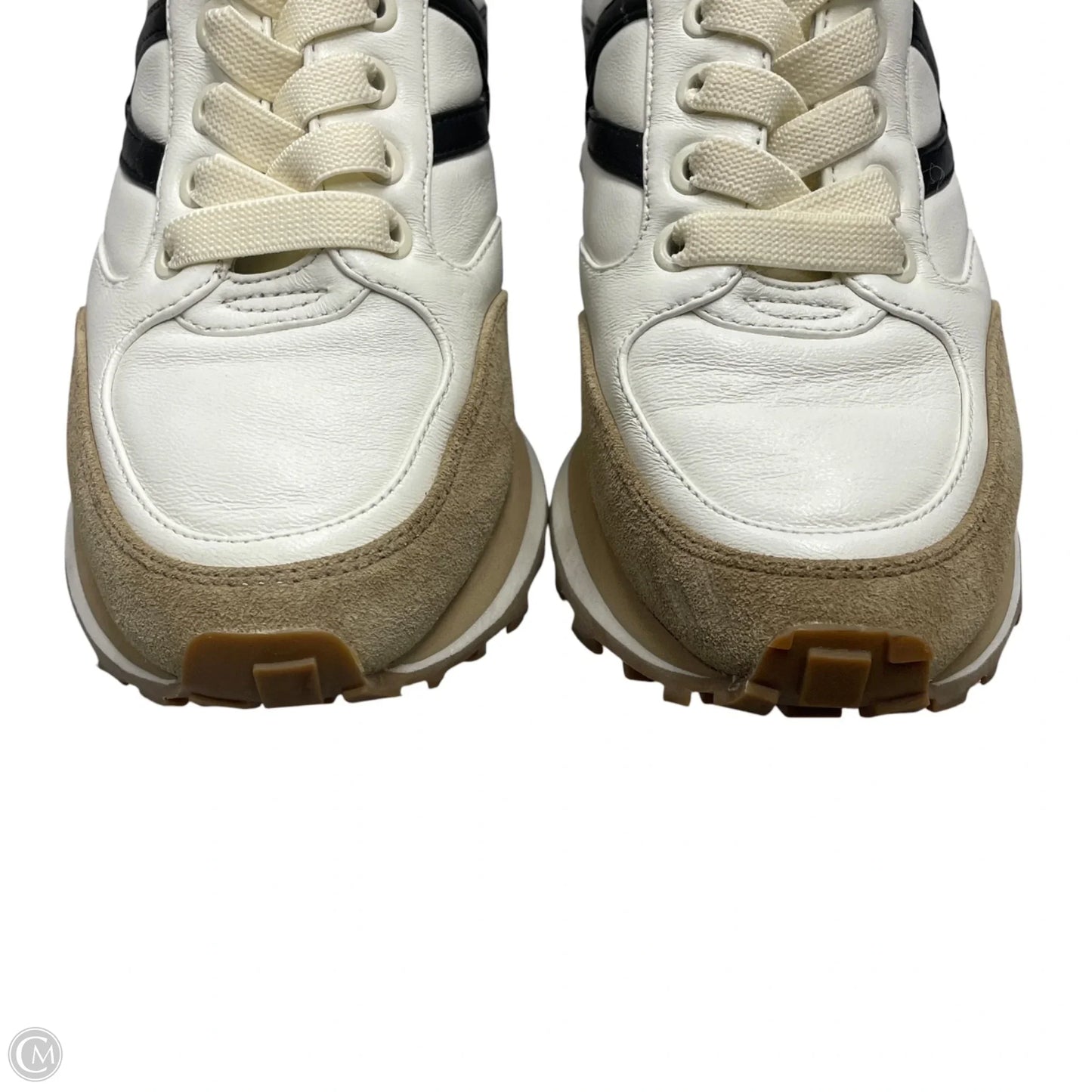 Shoes Sneakers By Veronica Beard In Black & White, Size: 6.5