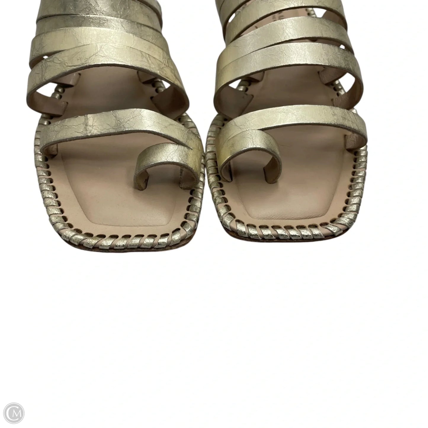 Sandals Flats By Donald Pliner In Gold, Size: 6.5