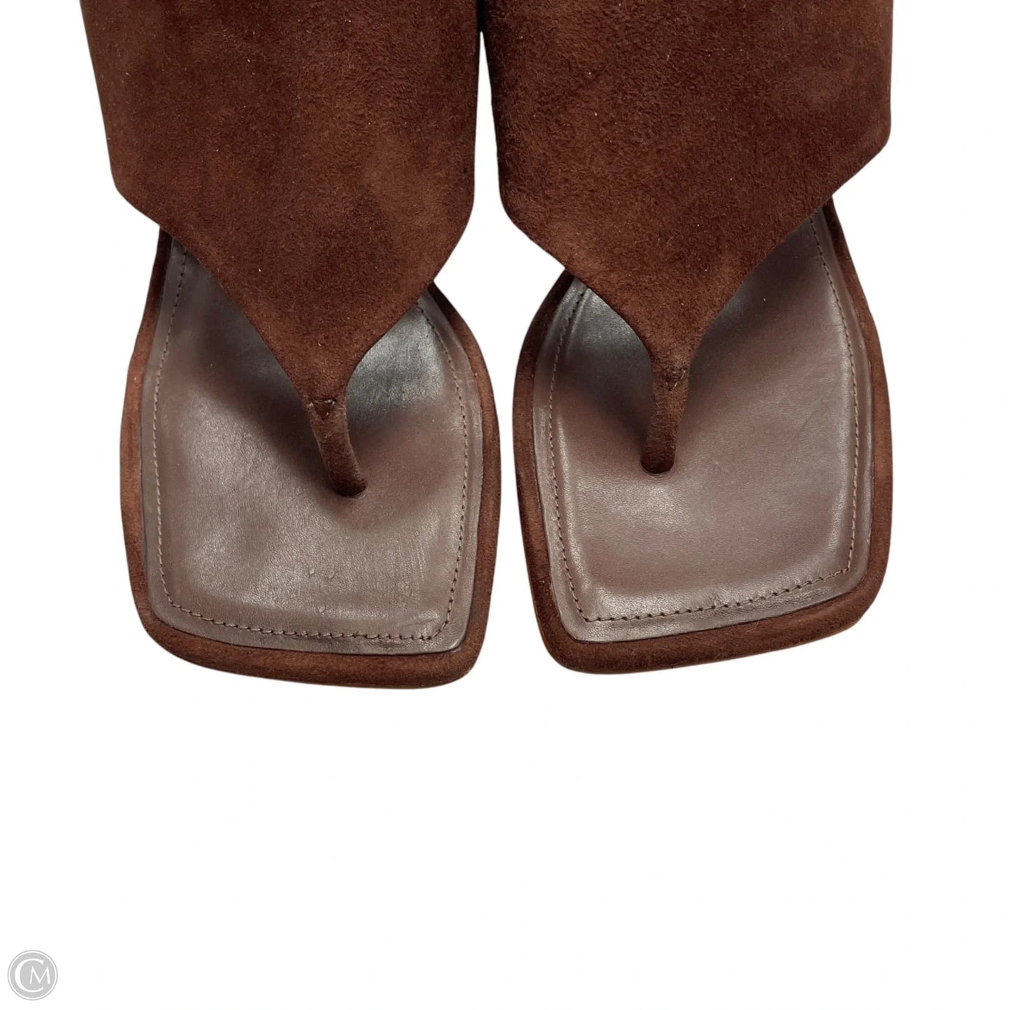 Sandals Heels Kitten By Schutz In Brown, Size: 6.5