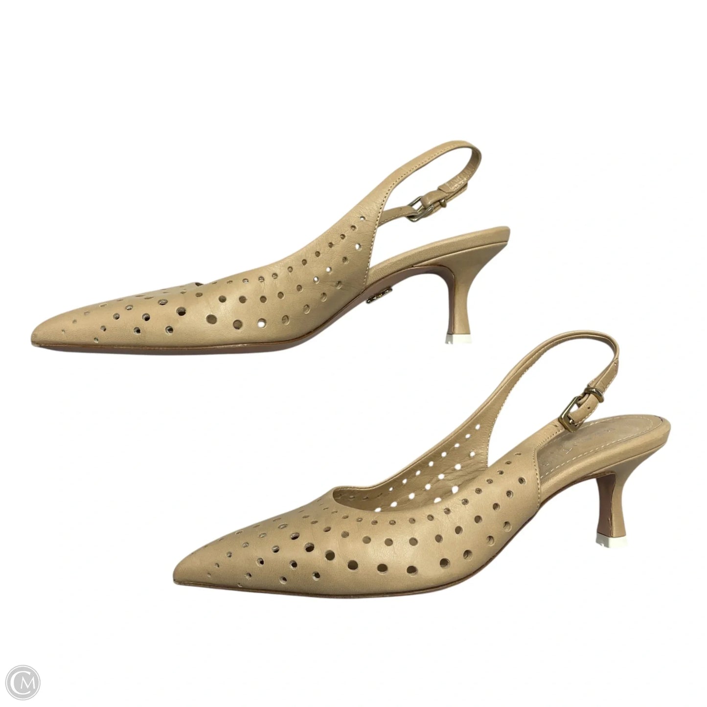 Shoes Heels Kitten By Robyn Shreiber In Tan, Size: 6.5