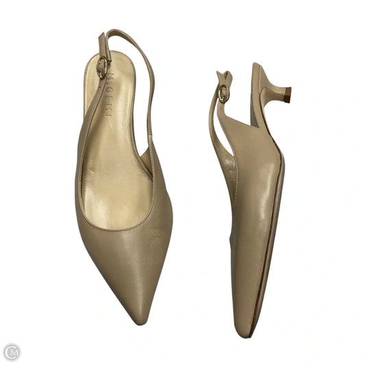 Shoes Heels Kitten By M. Gemi In Tan, Size: 6