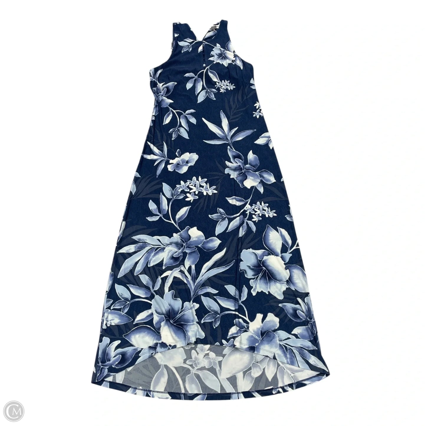 Dress Casual Maxi By Tommy Bahama In Blue & White, Size: S