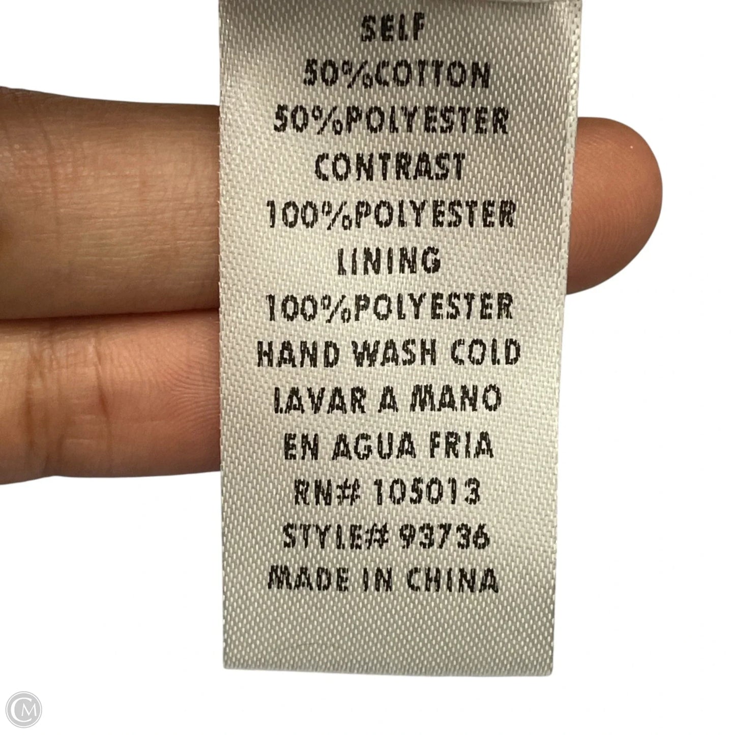 Dress Casual Short By Andree By Unit In Blue & White, Size: L