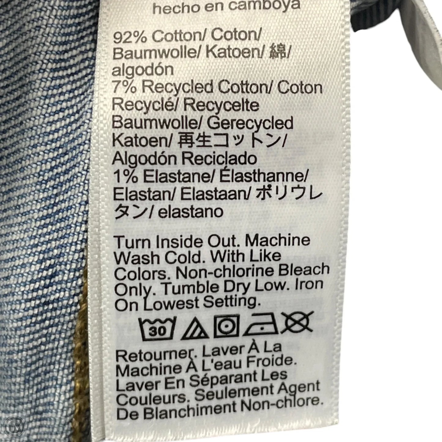 Jeans Cropped By J. Crew In Blue Denim, Size: 12