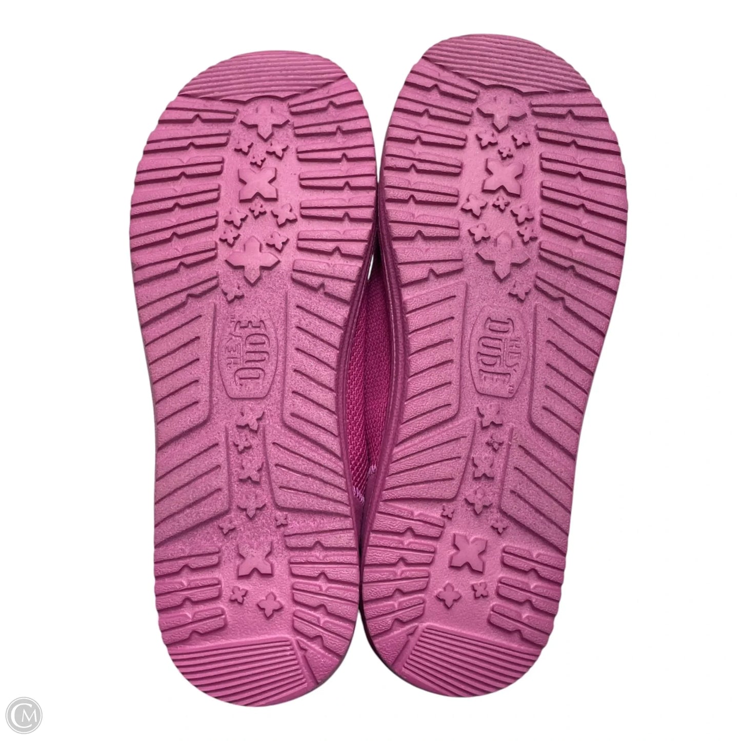 Shoes Flats By Hey Dude In Pink, Size: 10