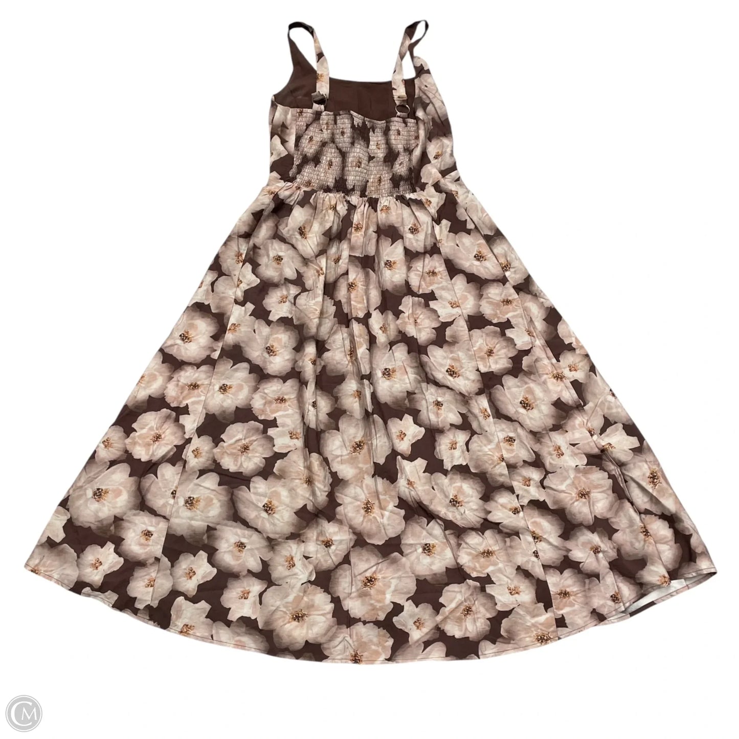 Dress Casual Midi By Melloday In Brown, Size: Xs