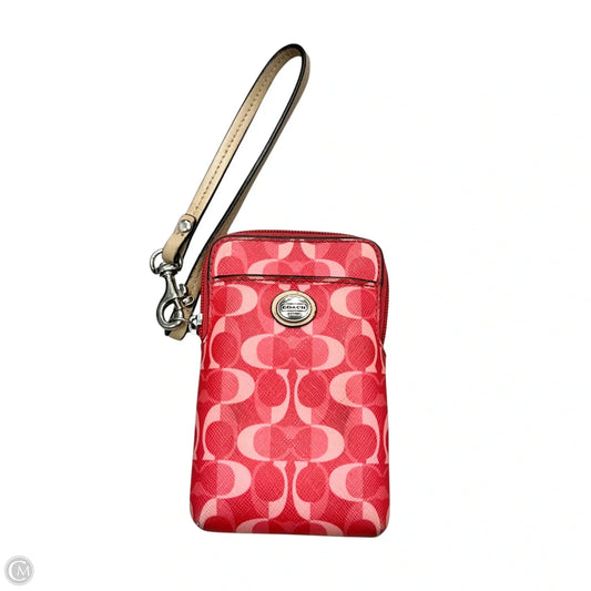 Wristlet Designer By Coach, Size: Small