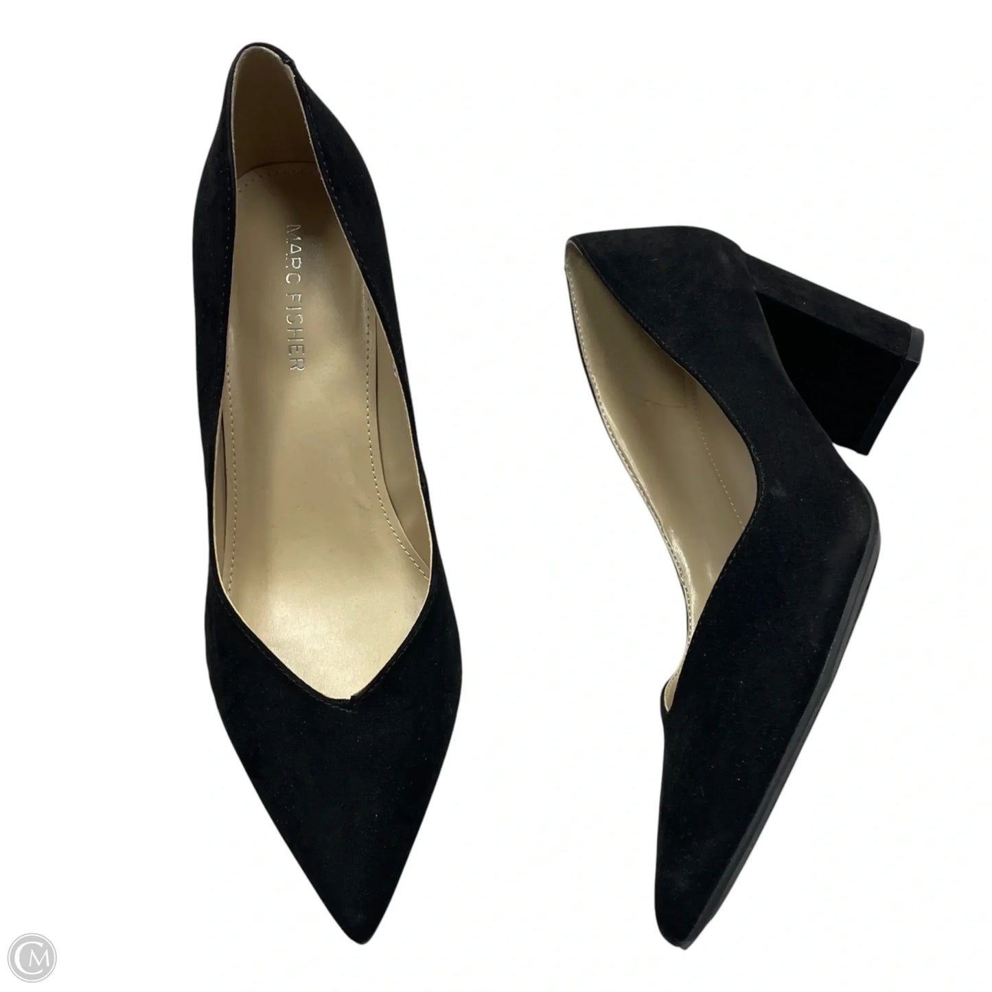 Shoes Heels Block By Marc Fisher In Black, Size: 7.5