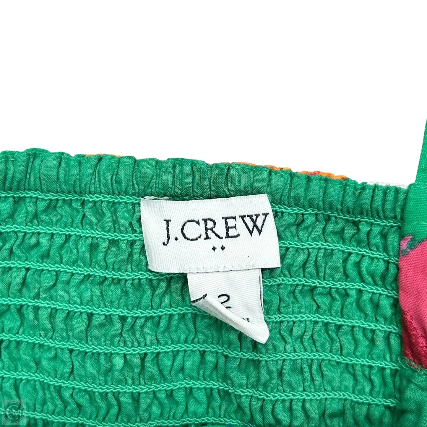 Dress Casual Maxi By J. Crew In Green & Orange, Size: Xs