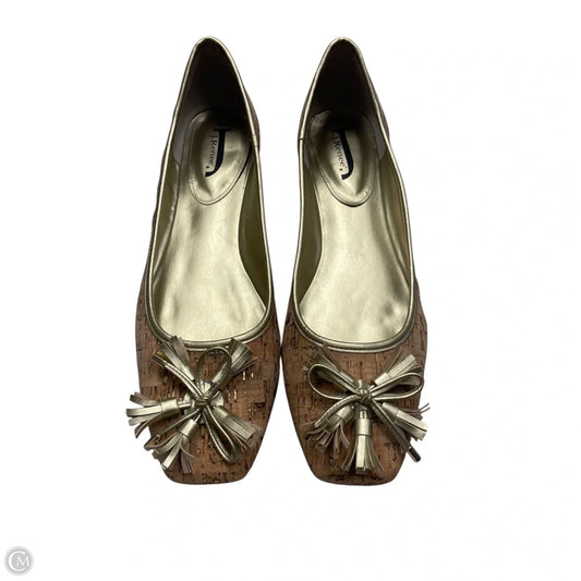 Shoes Flats By J Renee In Tan, Size: 12