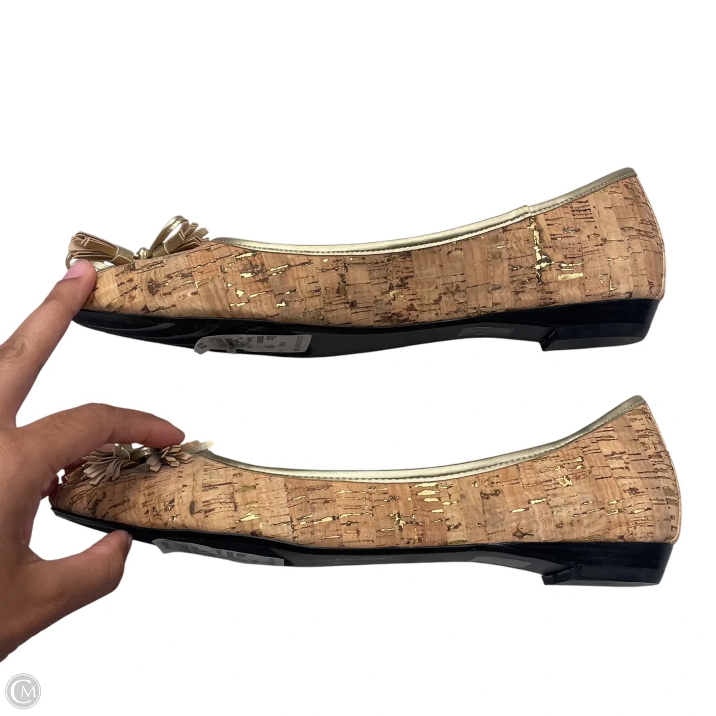 Shoes Flats By J Renee In Tan, Size: 12