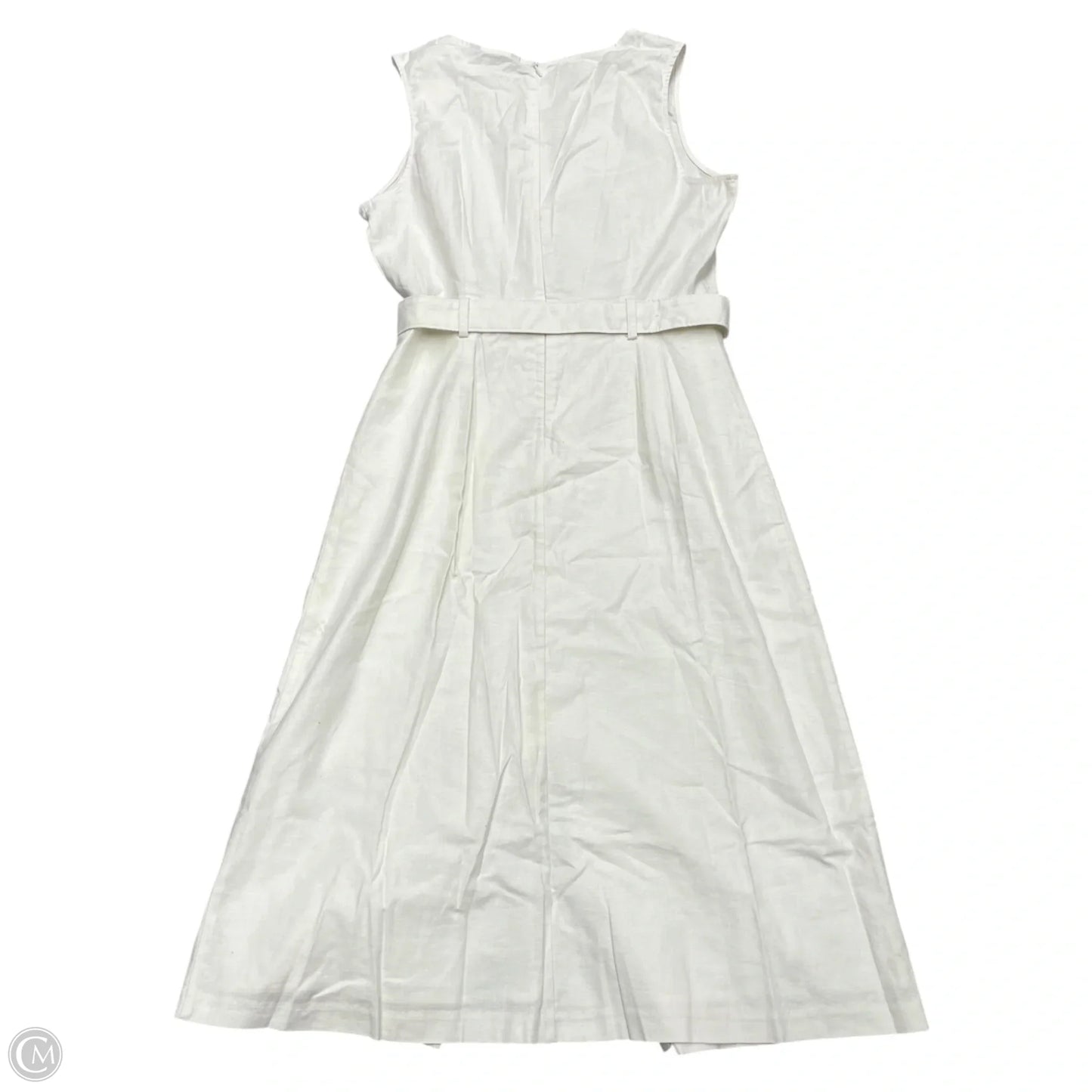 Dress Casual Midi By Banana Republic In White, Size: S