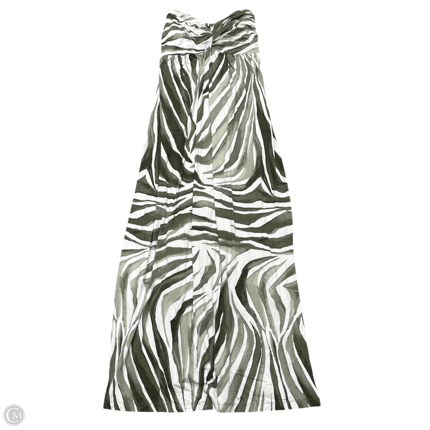 Dress Casual Maxi By Tommy Bahama In Green & White, Size: S