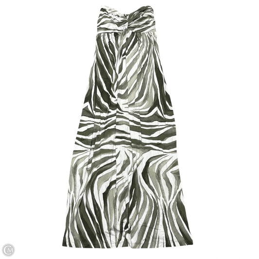 Dress Casual Maxi By Tommy Bahama In Green & White, Size: S