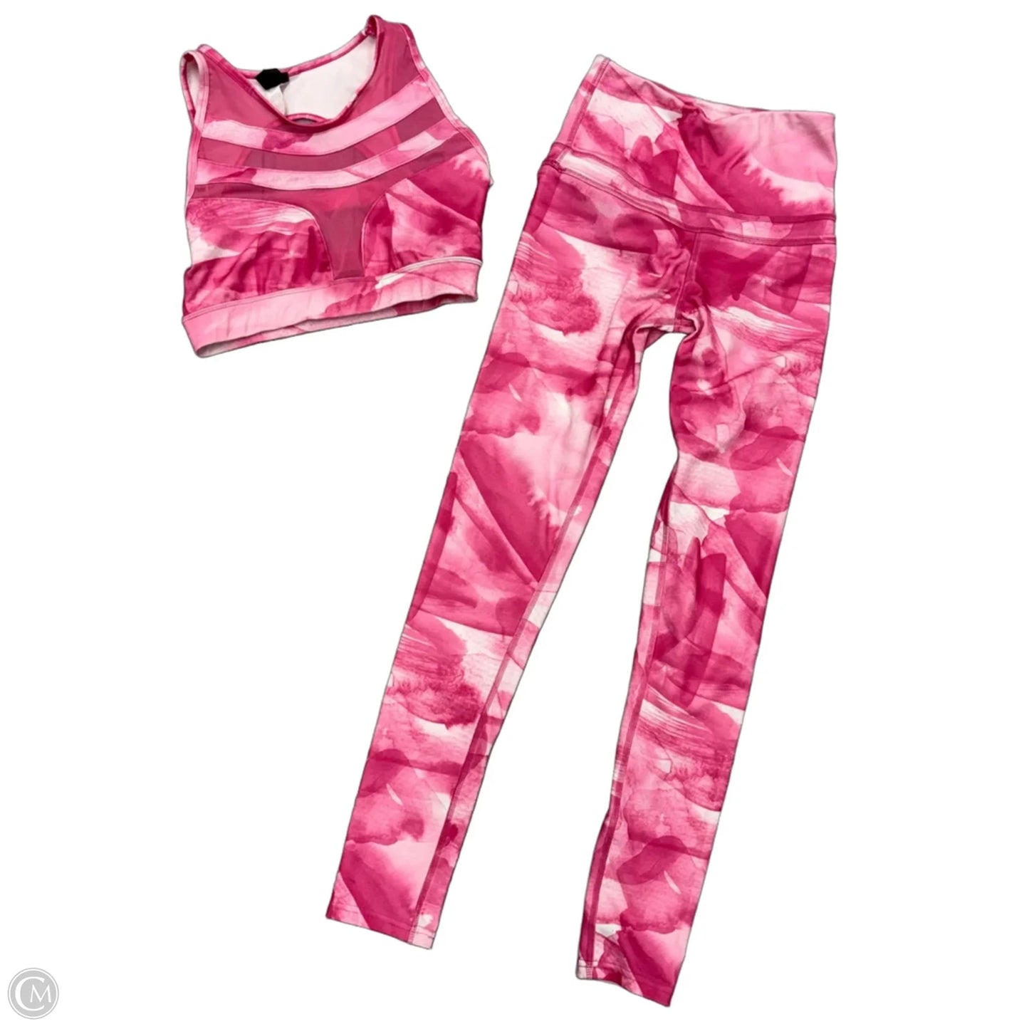 Athletic Pants 2pc By Electric Yoga In Pink, Size: Xs/s
