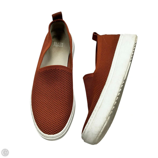 Shoes Sneakers By Eileen Fisher In Orange, Size: 9.5
