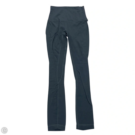 Athletic Leggings By Lululemon In Grey, Size: Xs