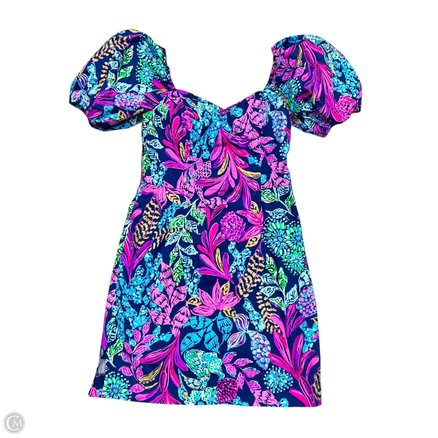 Dress Designer By Lilly Pulitzer In Blue & Pink, Size: Xxs