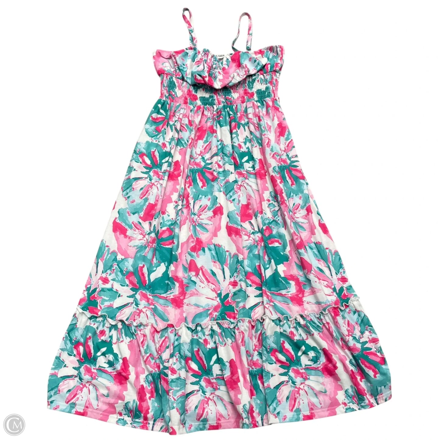 Dress Casual Maxi By Grace Karin In Blue & Pink, Size: L