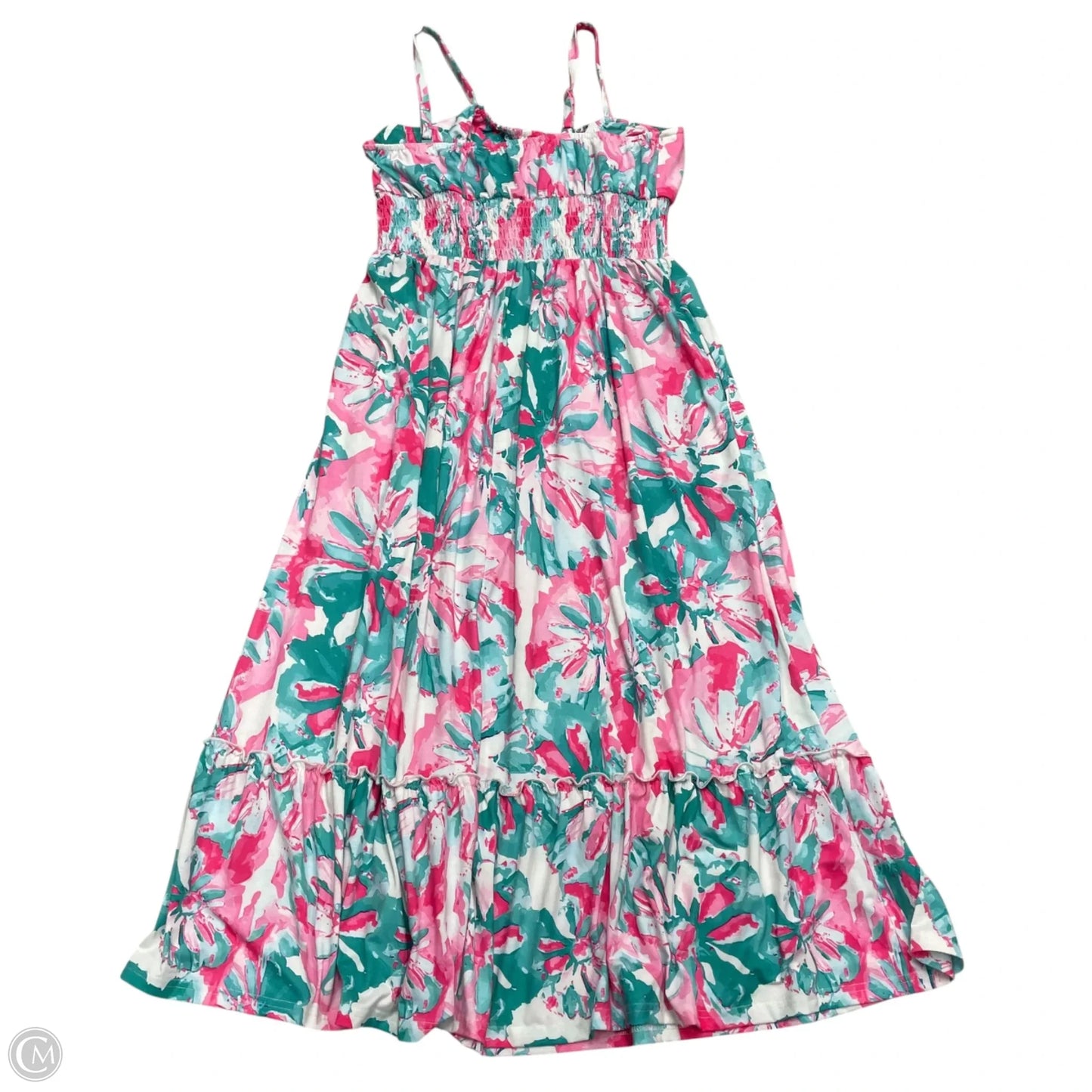 Dress Casual Maxi By Grace Karin In Blue & Pink, Size: L
