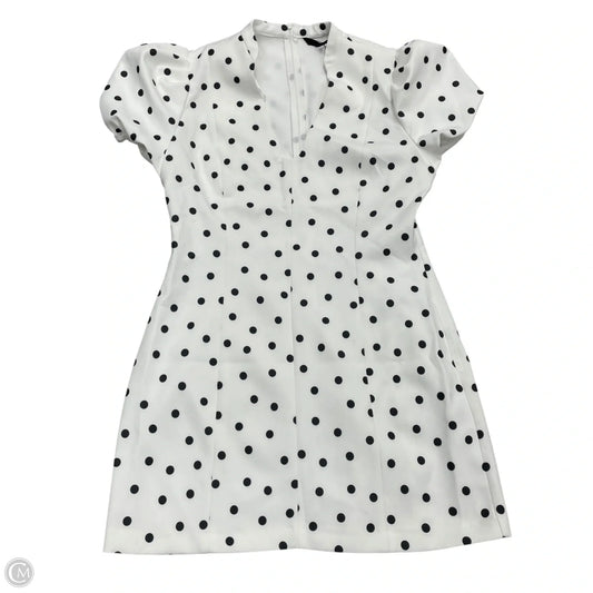 Dress Party Short By Zara In Black & White, Size: L