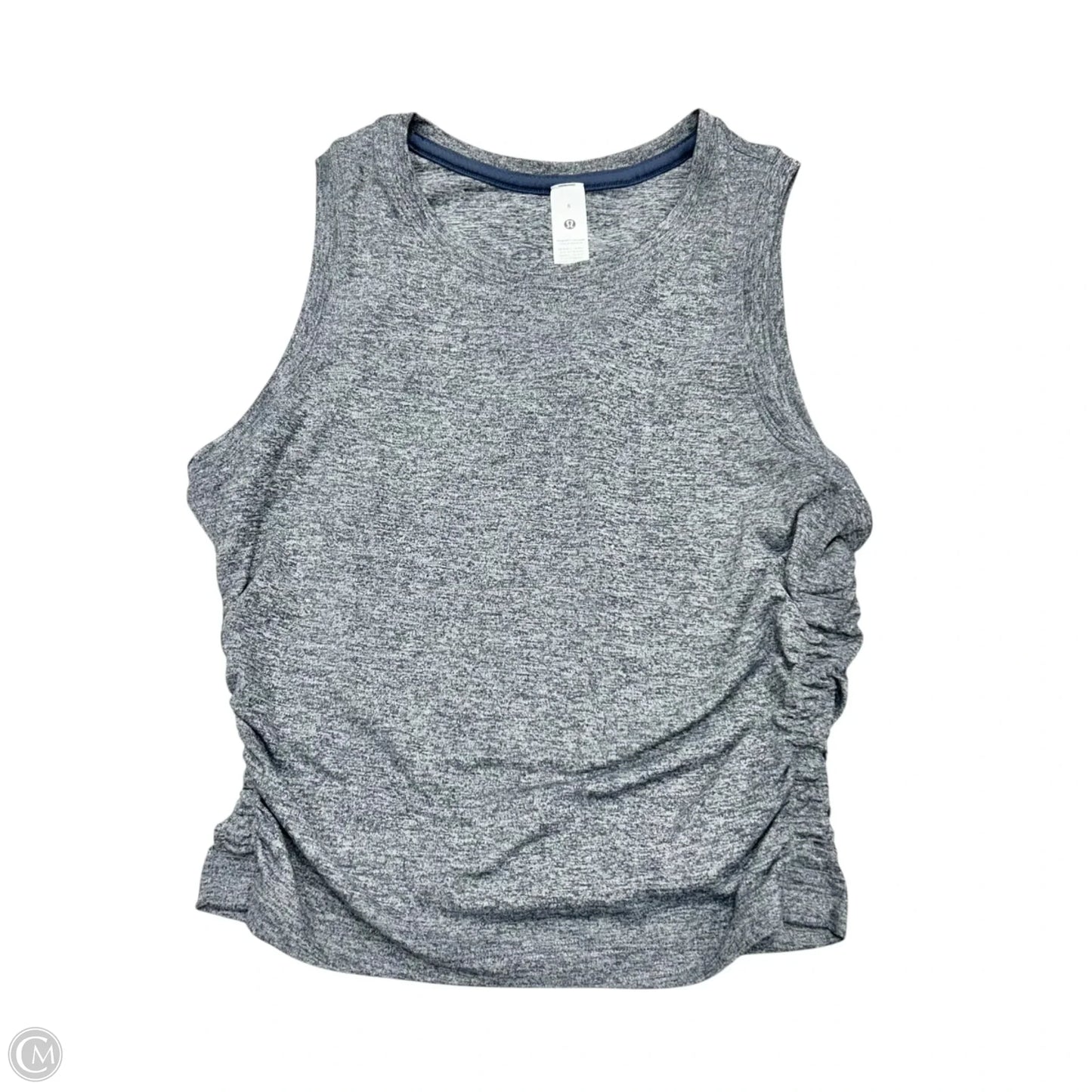 Athletic Tank Top By Lululemon In Grey, Size: M