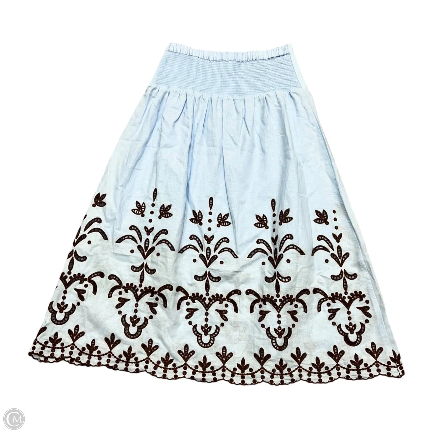 Skirt Maxi By Cartolina In Blue & Brown, Size: Xs