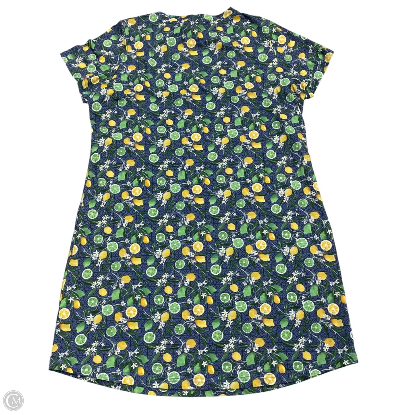 Dress Casual Short By J Flower In Blue & Green, Size: M