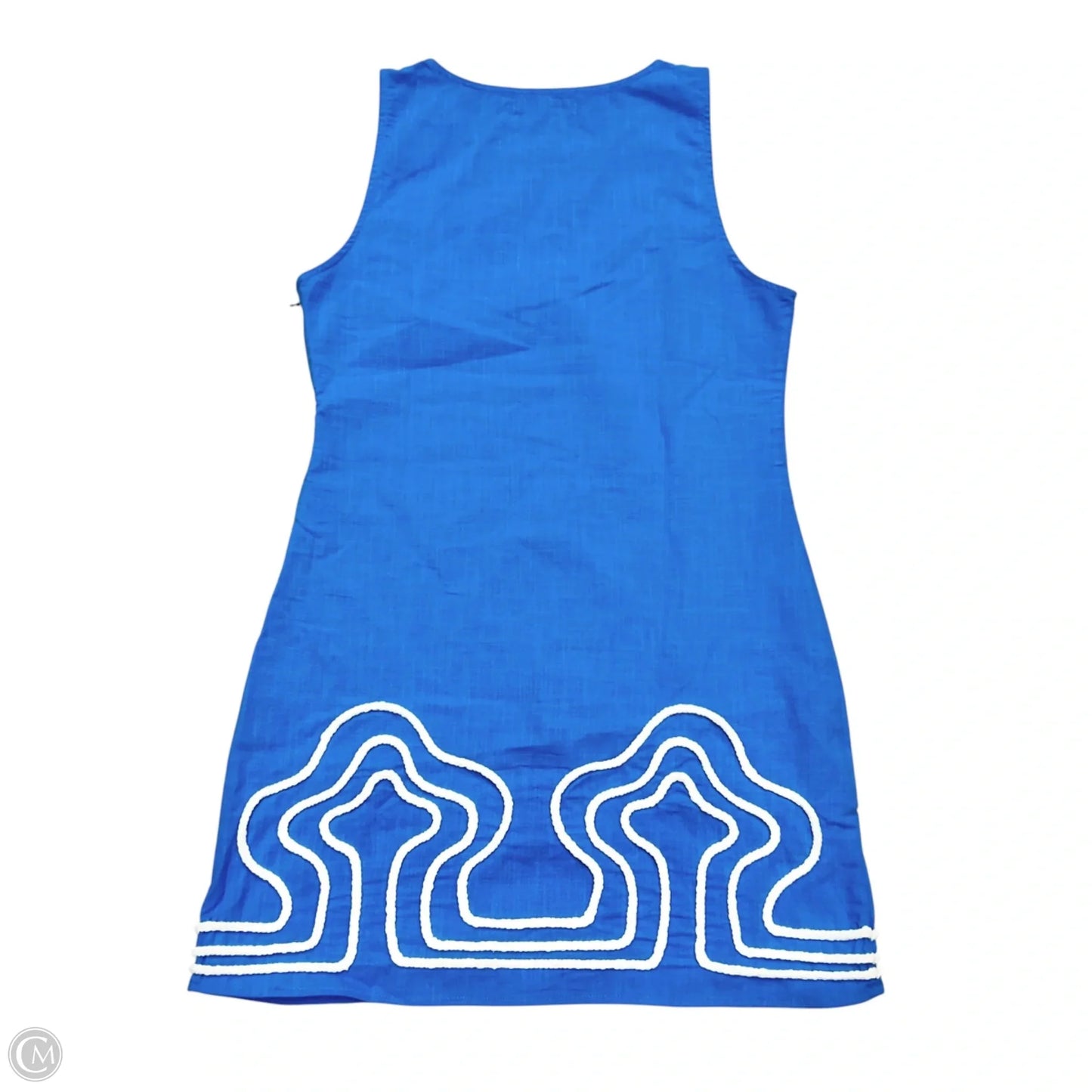 Dress Casual Short By Mister Zimi In Blue & White, Size: S