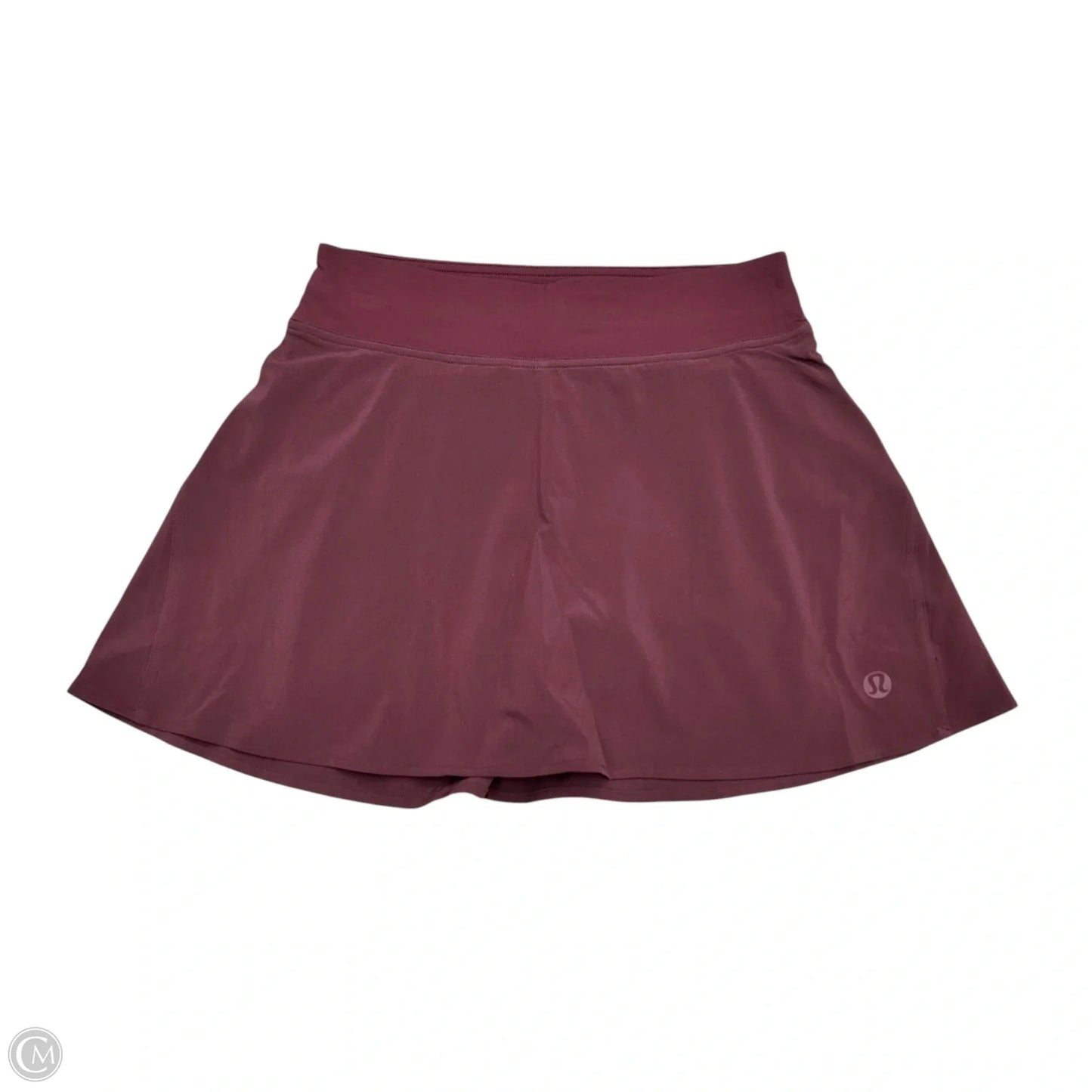 Athletic Skort By Lululemon In Maroon, Size: S