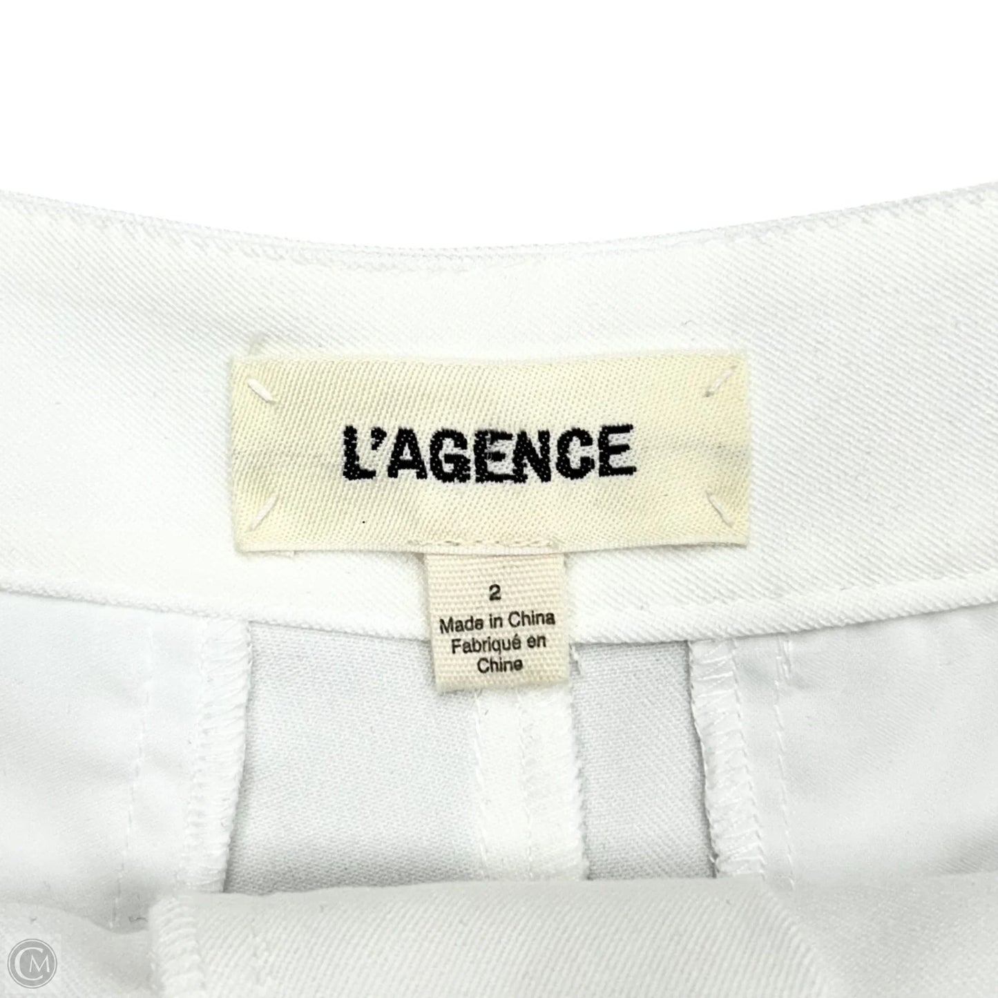 Shorts By L Agence In White, Size: 2