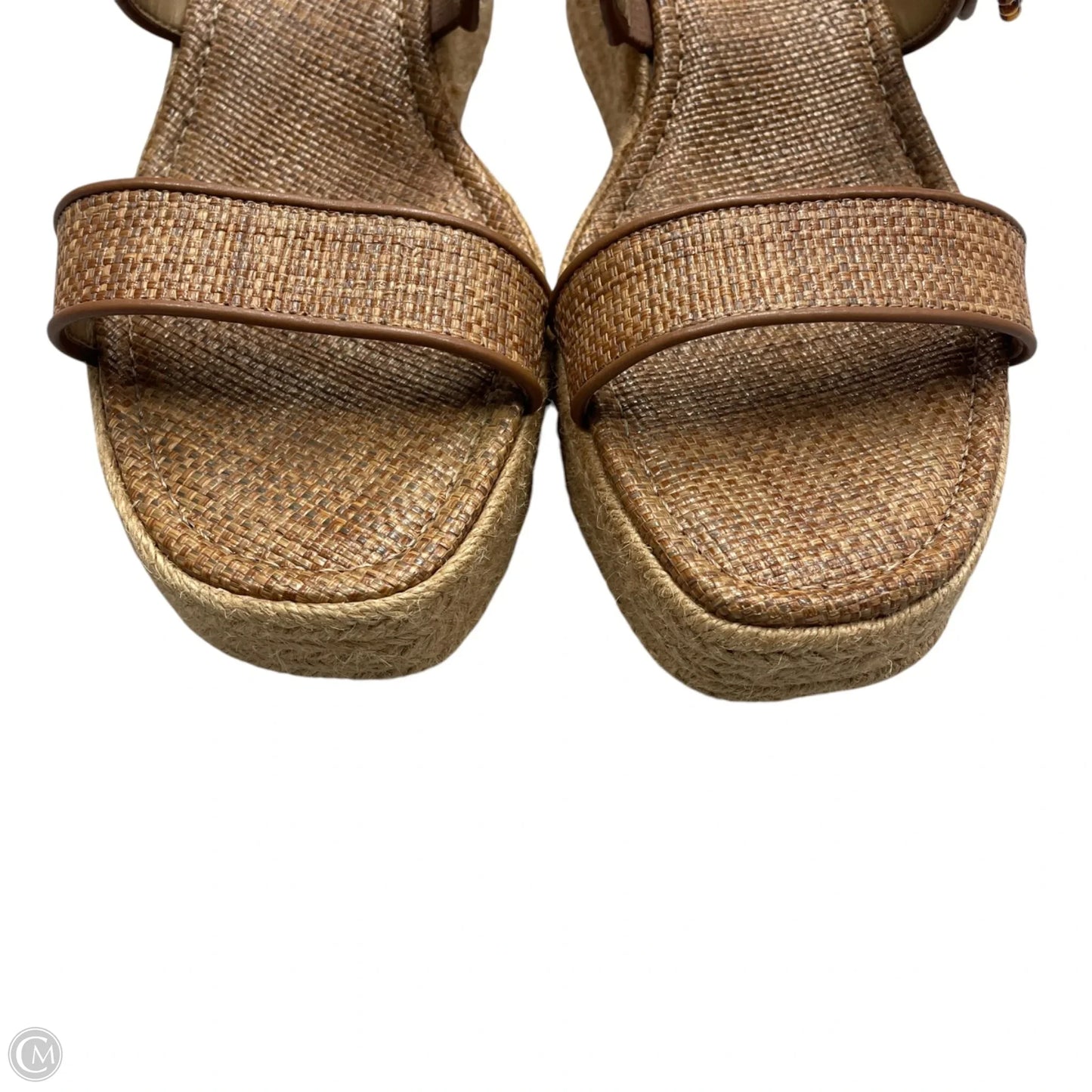 Sandals Heels Wedge By Sam Edelman In Tan, Size: 10