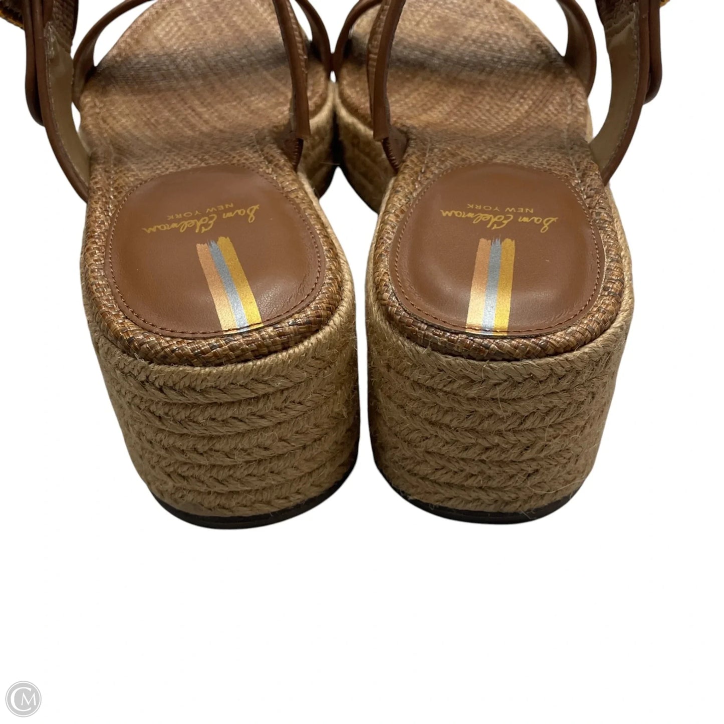 Sandals Heels Wedge By Sam Edelman In Tan, Size: 10