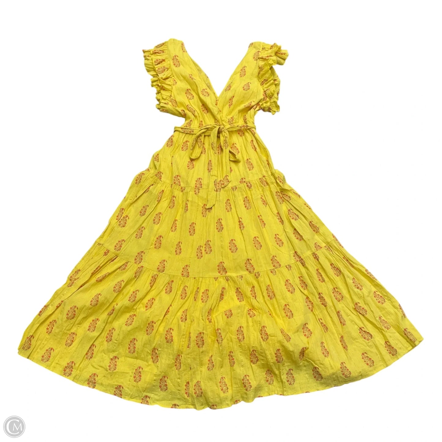 Dress Casual Maxi By A Loves A In Yellow, Size: L