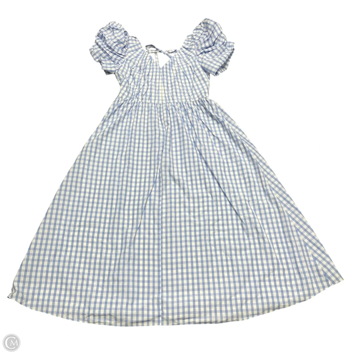 Dress Casual Maxi By Antonio Melani In Blue & White, Size: L