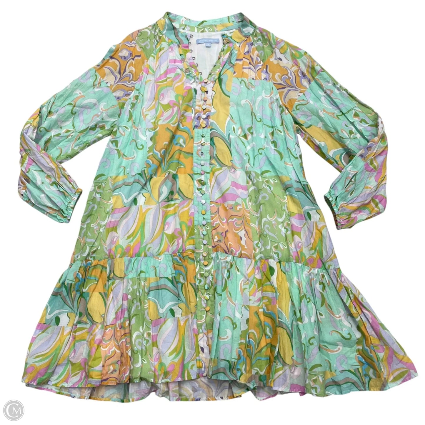 Dress Casual Short By Antonio Melani In Floral Print, Size: M