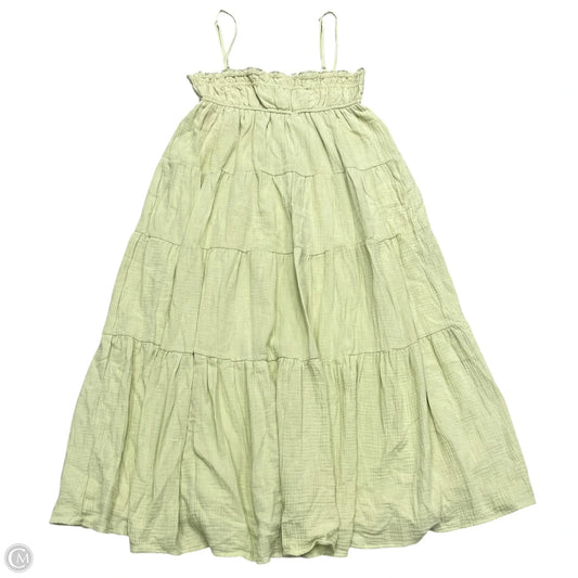 Dress Casual Maxi By Hyfve In Green, Size: L