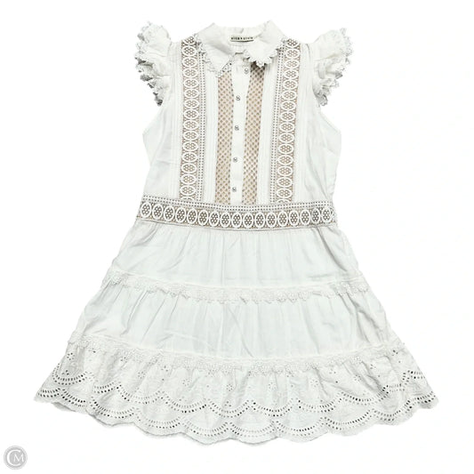 Dress Designer By Alice + Olivia In White, Size: S