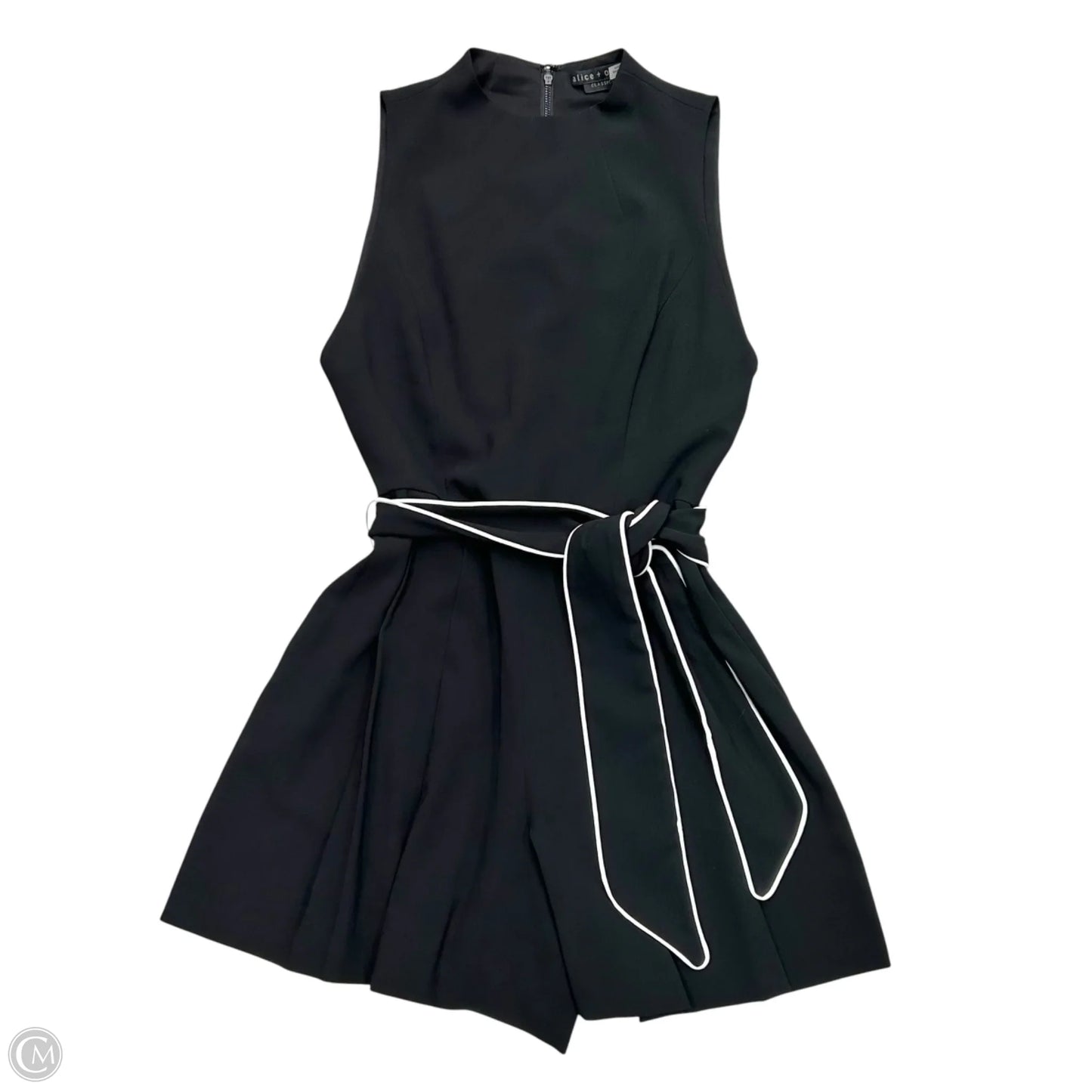 Romper Designer By Alice + Olivia In Black, Size: S