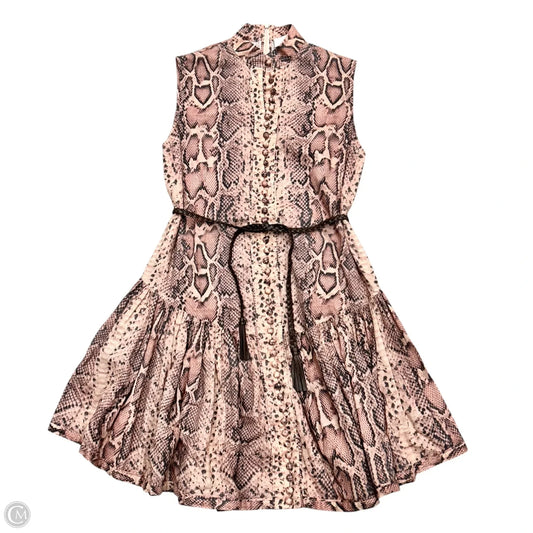 Dress Casual Short By Zimmermann In Grey & Pink, Size: Xs
