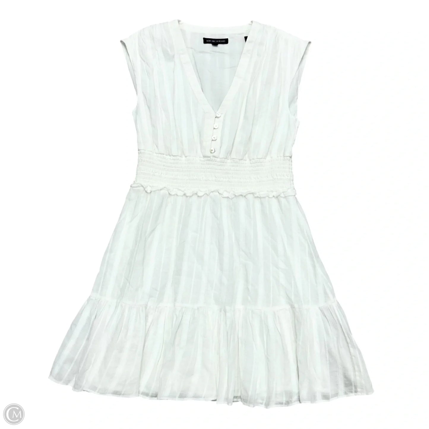 Dress Casual Short By Veronica Beard In White, Size: S