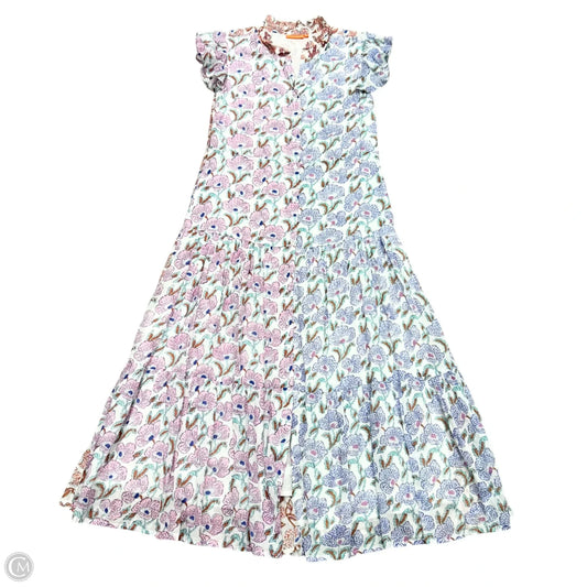 Dress Casual Maxi By Oliphant In Purple & White, Size: S