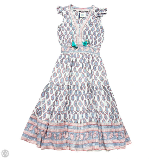 Dress Casual Maxi By Bell In Blue & Pink, Size: S