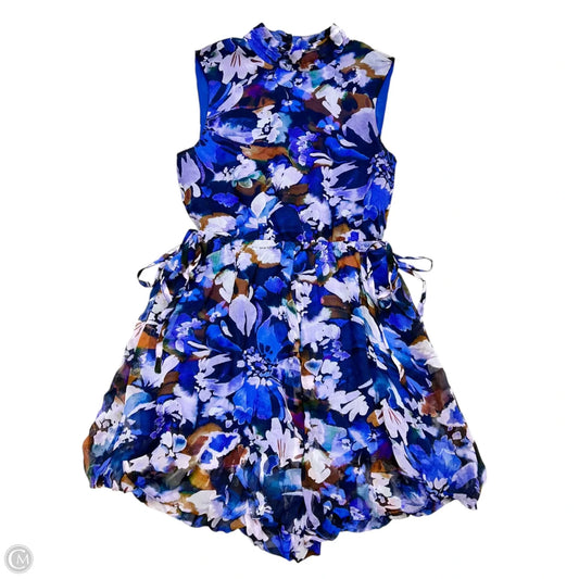 Dress Designer By Derek Lam In Blue & Purple, Size: S