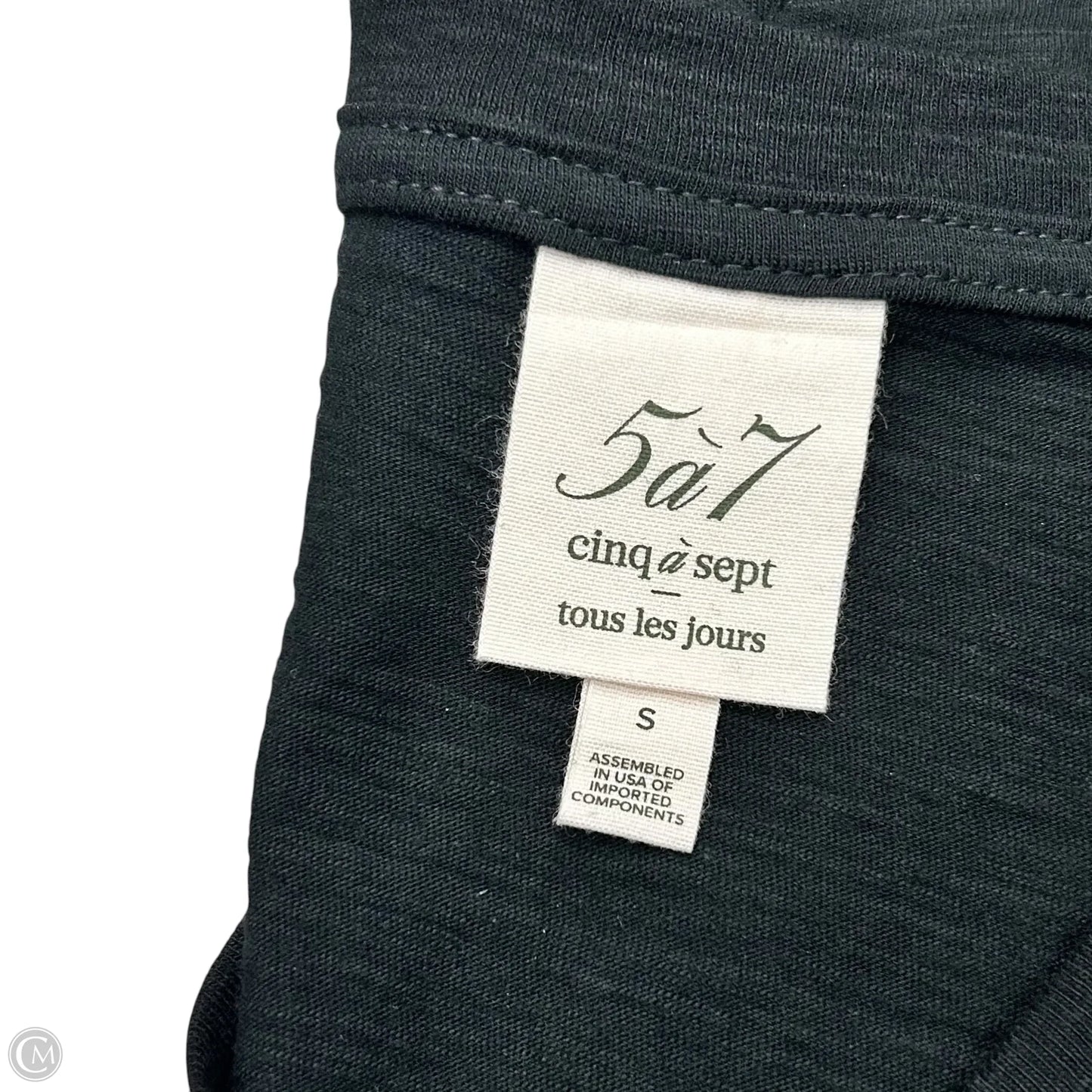 Top Short Sleeve By Cinc A Sept In Black, Size: S