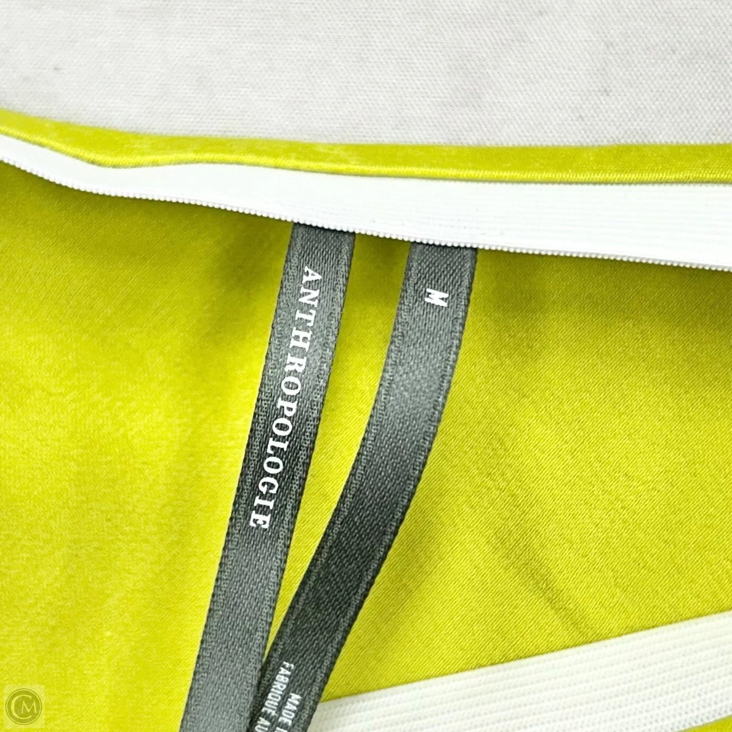 Skirt Mini & Short By Anthropologie In Chartreuse, Size: M